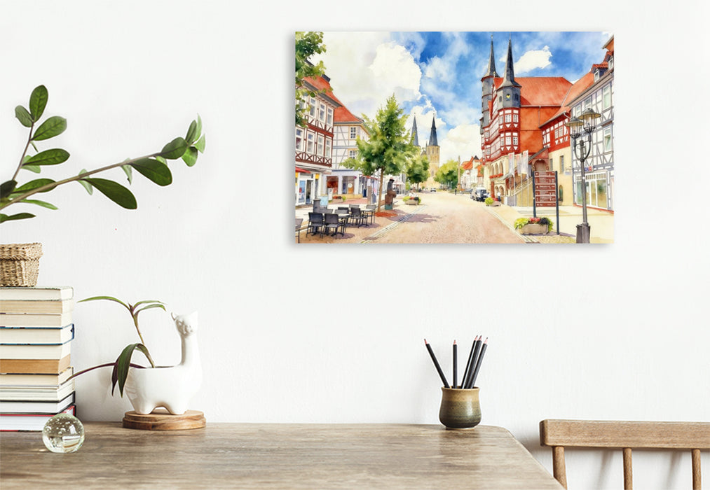Premium Textil-Leinwand Duderstadt