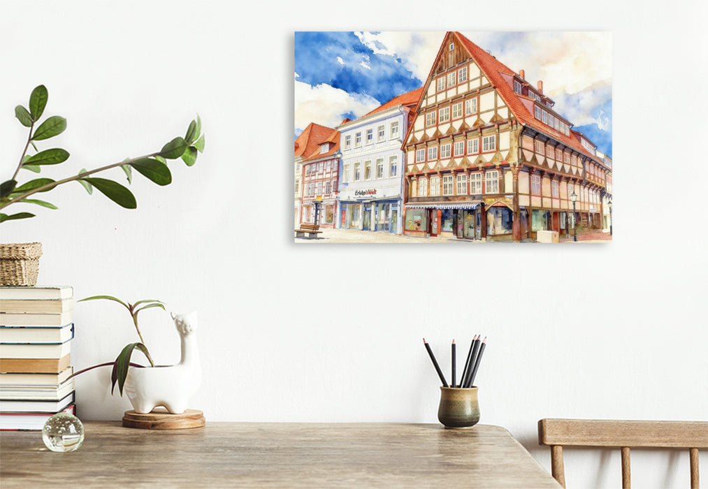 Premium Textil-Leinwand Hameln