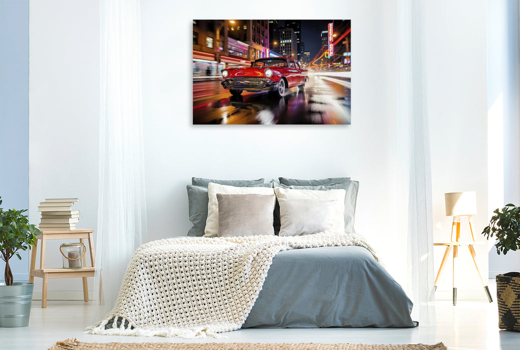 Premium Textil-Leinwand Gebaut für Legenden. Gefahren für Erinnerungen.