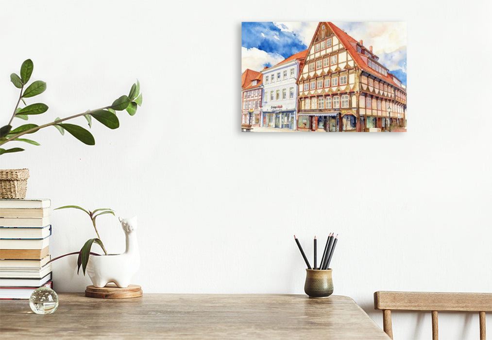 Premium Textil-Leinwand Hameln