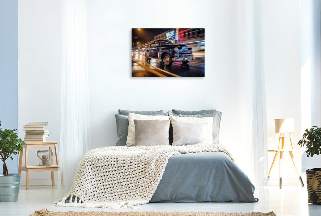 Premium Textil-Leinwand Alte Motoren. Große Gefühle.