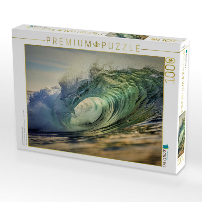 Wo die Welle den Atem raubt. - CALVENDO Foto-Puzzle'