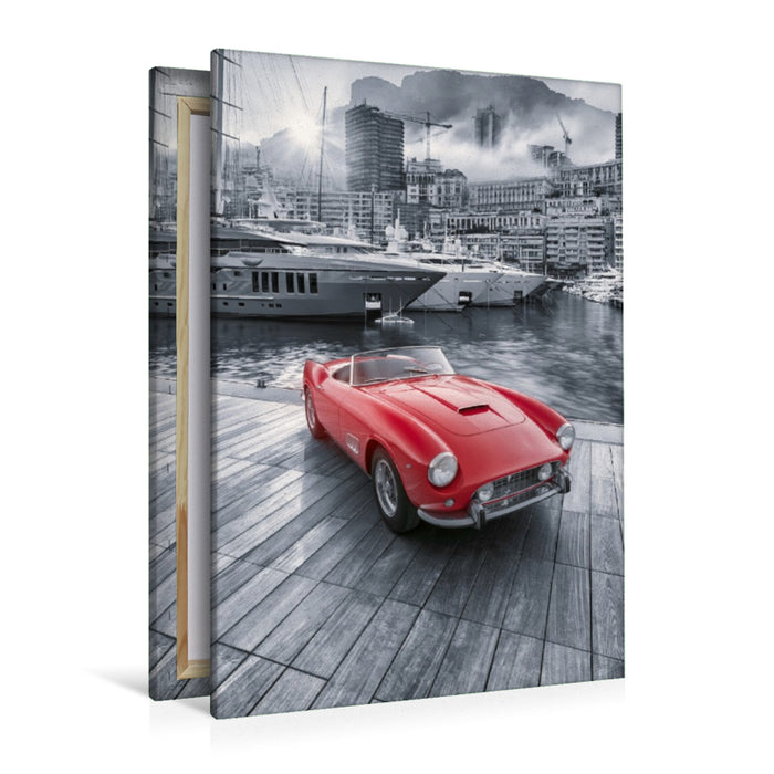 Premium Textil-Leinwand Monaco, ein Hauch von Exklusivität