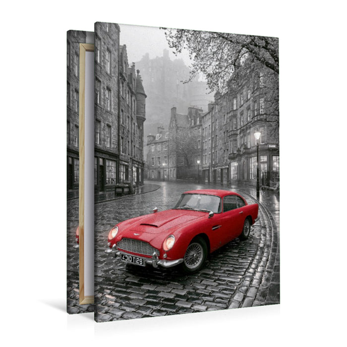 Premium Textil-Leinwand Edinburgh, wo Legenden zuhause sind