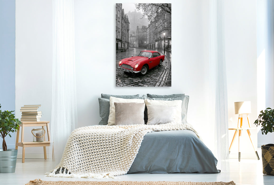 Premium Textil-Leinwand Edinburgh, wo Legenden zuhause sind
