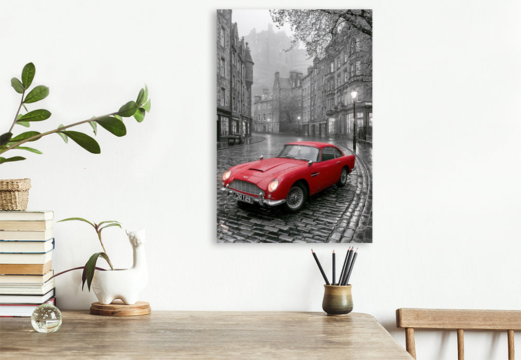 Premium Textil-Leinwand Edinburgh, wo Legenden zuhause sind