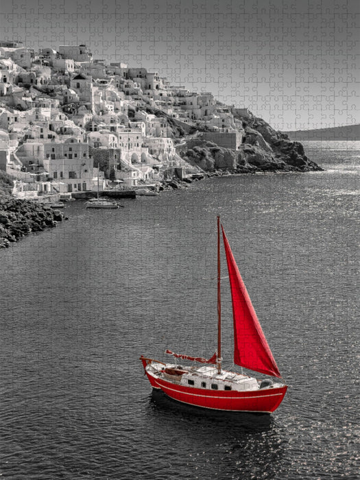 Santorini, Sommer voller Leichtigkeit - CALVENDO Foto-Puzzle'
