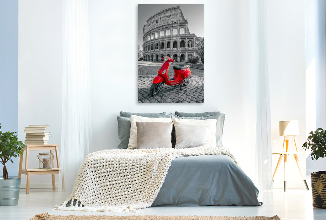 Premium Textil-Leinwand Rom, die Ewigkeit einer Stadt