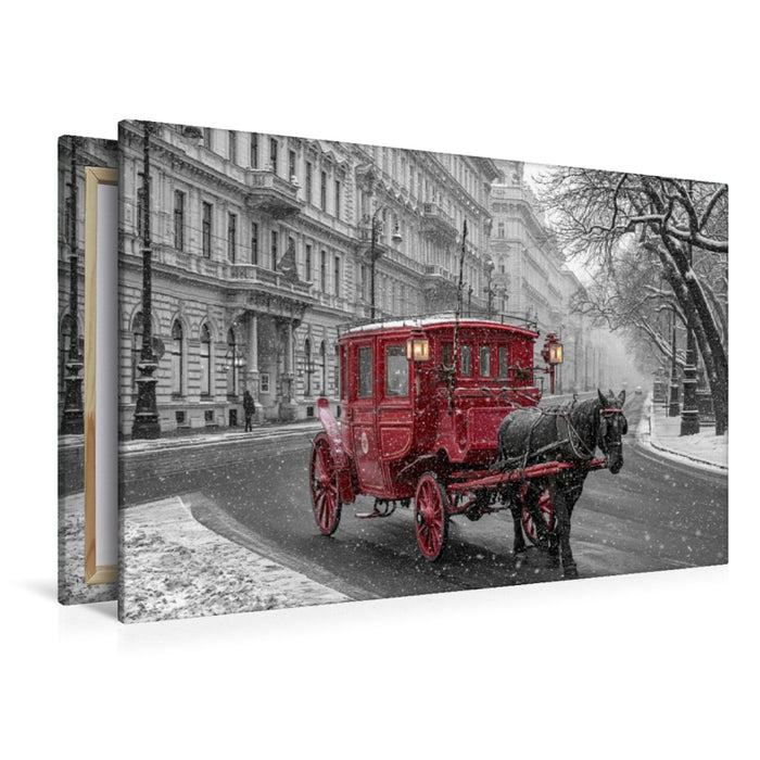 Premium Textil-Leinwand Wien, Eleganz kennt keine Jahreszeit