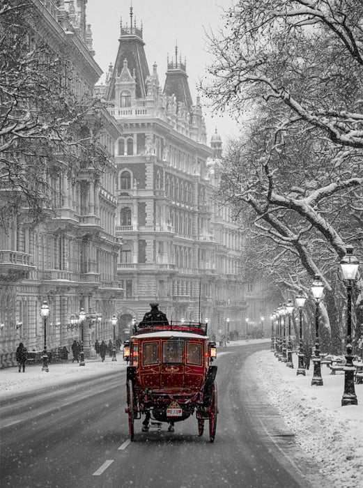 Wien, Kaiserlicher Zauber im Schnee - CALVENDO Foto-Puzzle'