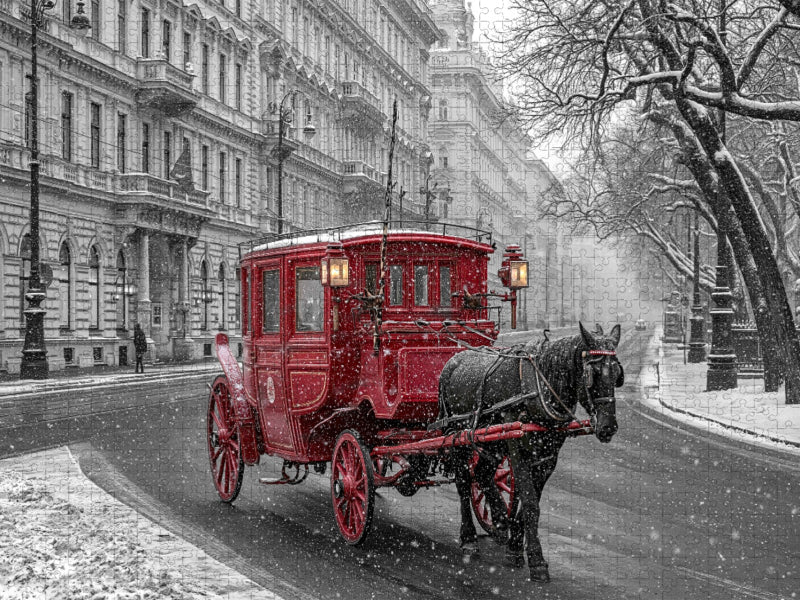 Wien, Eleganz kennt keine Jahreszeit - CALVENDO Foto-Puzzle'
