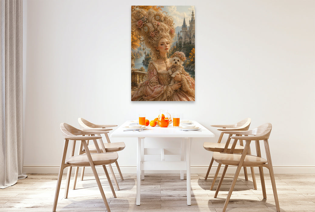 Premium Textil-Leinwand Septembergold
