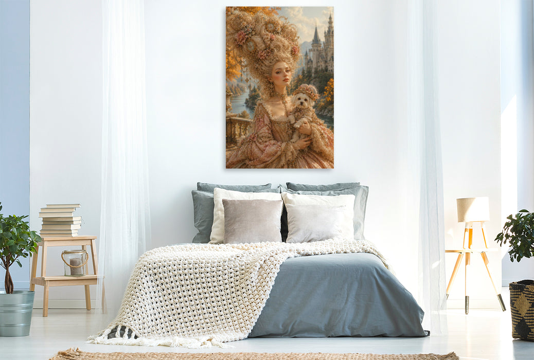 Premium Textil-Leinwand Septembergold