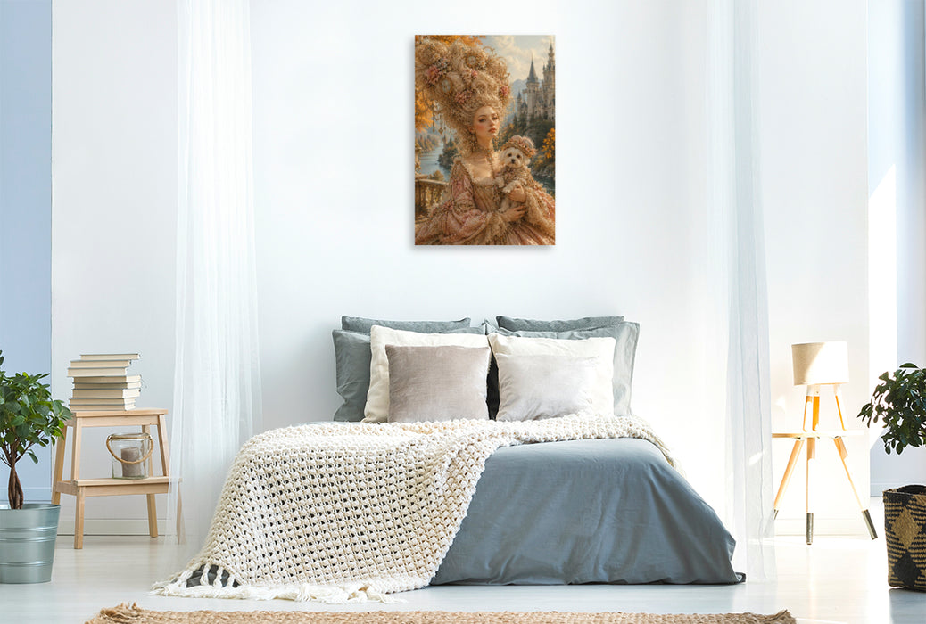 Premium Textil-Leinwand Septembergold