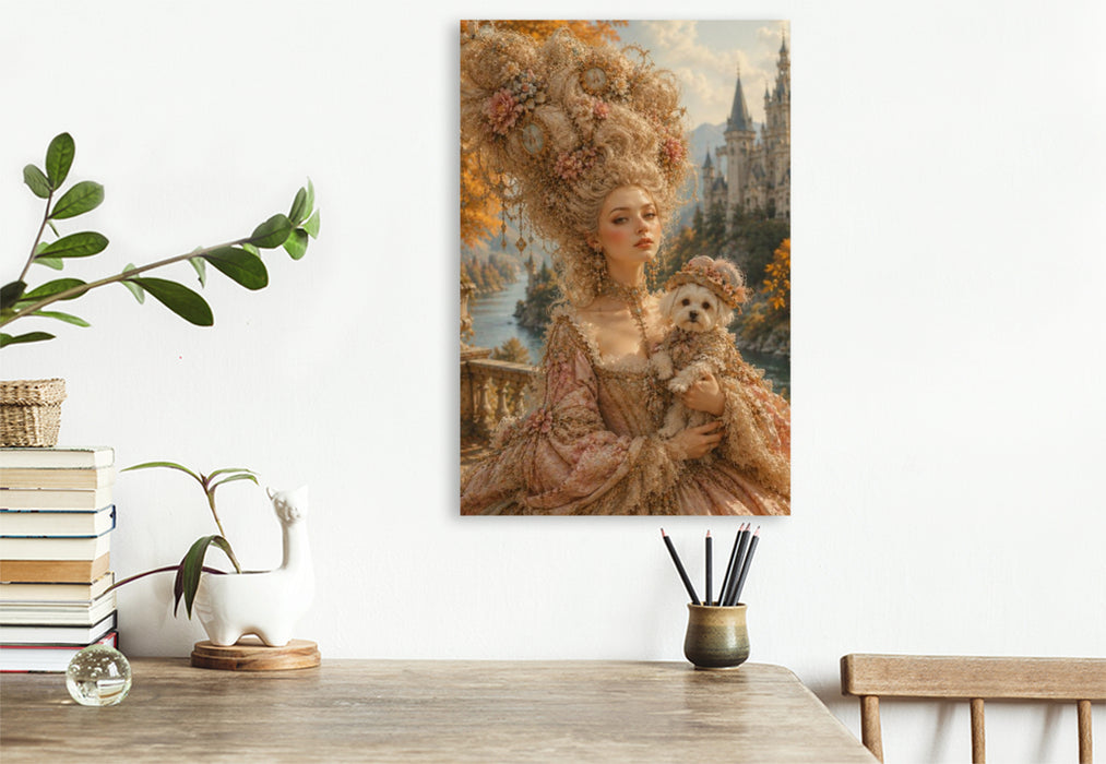 Premium Textil-Leinwand Septembergold