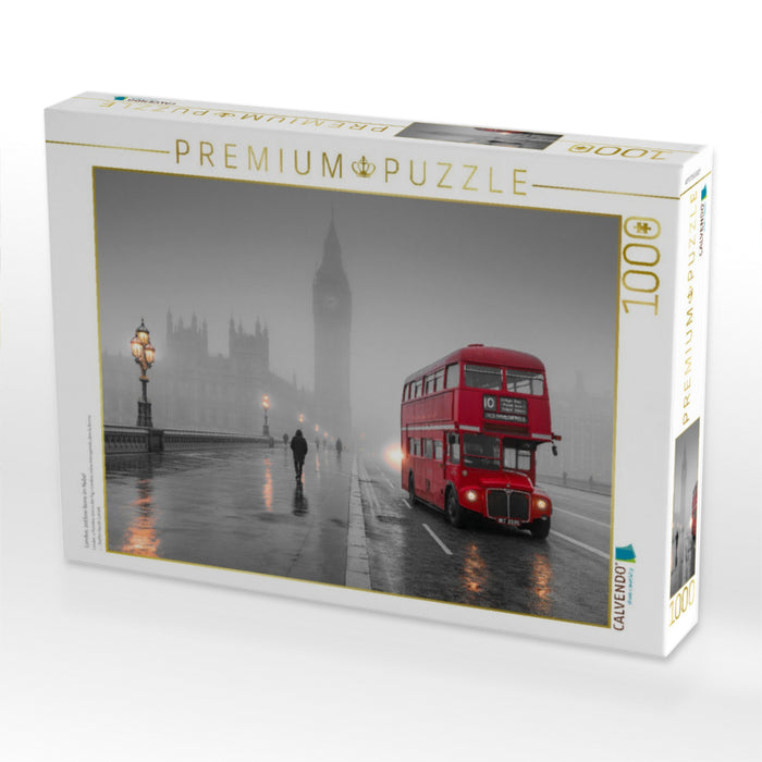 London, zeitlose Ikone im Nebel - CALVENDO Foto-Puzzle'