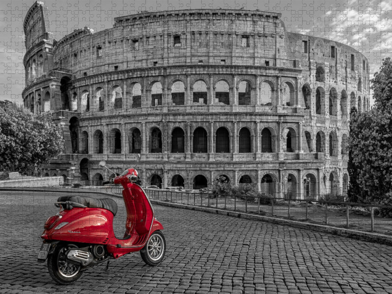 Rom, Dolce Vita im Morgenlicht - CALVENDO Foto-Puzzle'