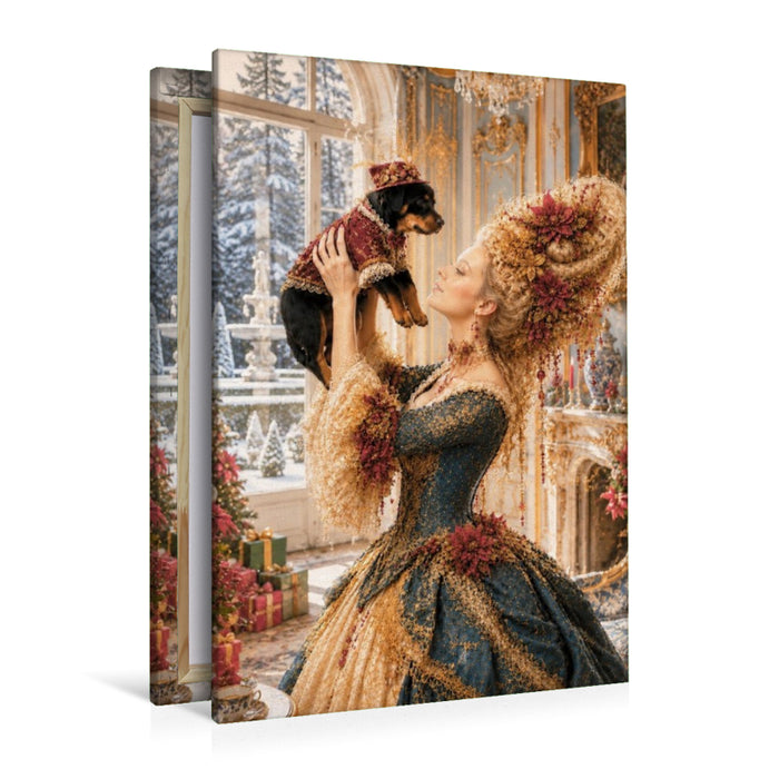 Premium Textil-Leinwand Licht der Weihnacht