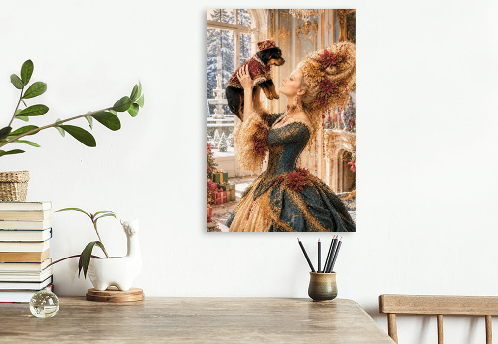 Premium Textil-Leinwand Licht der Weihnacht