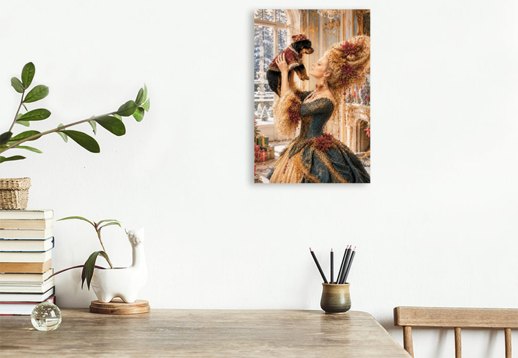 Premium Textil-Leinwand Licht der Weihnacht