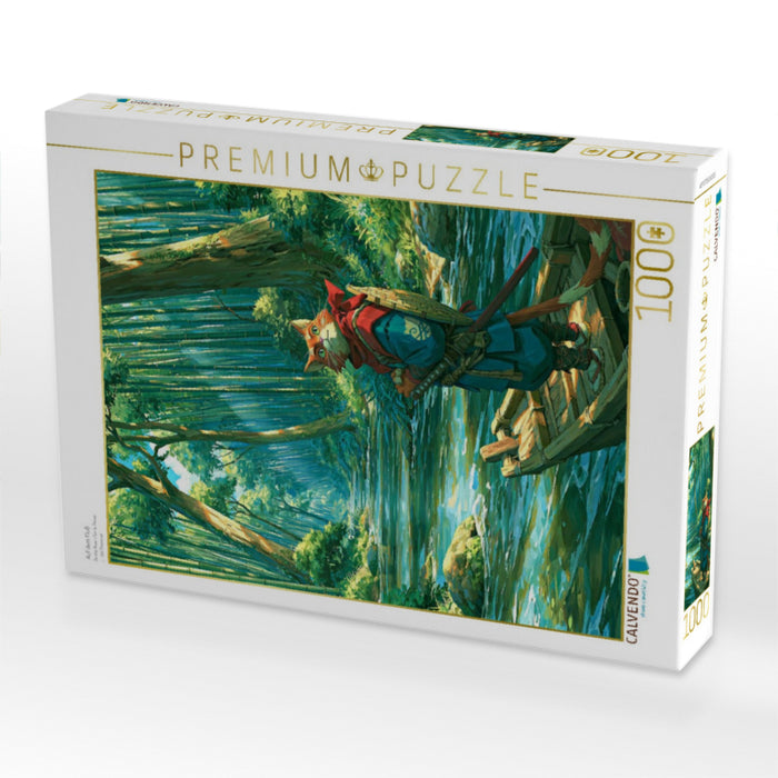Auf dem Fluß - CALVENDO Foto-Puzzle'