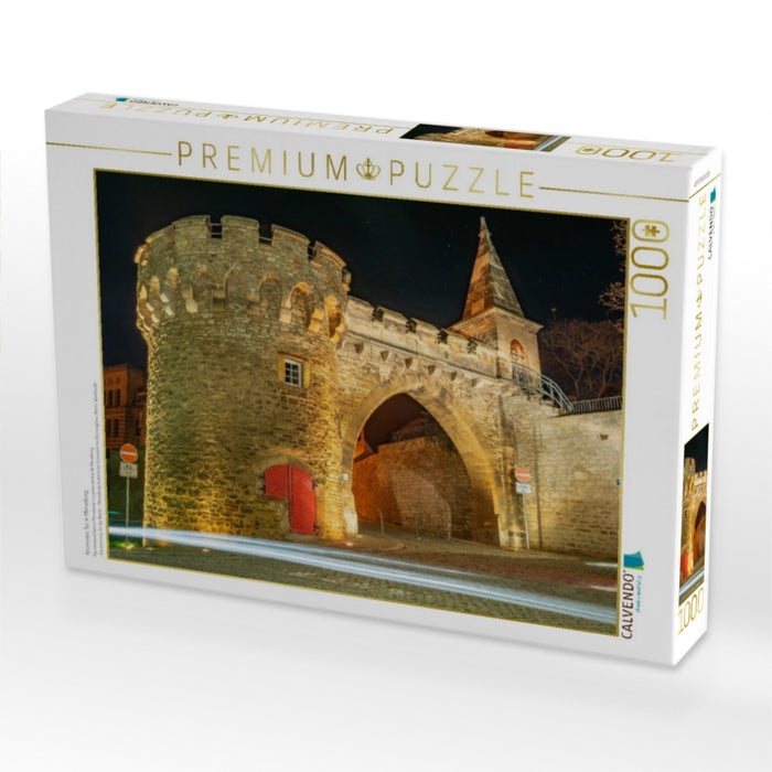 Krummes Tor in Merseburg - CALVENDO Foto-Puzzle'