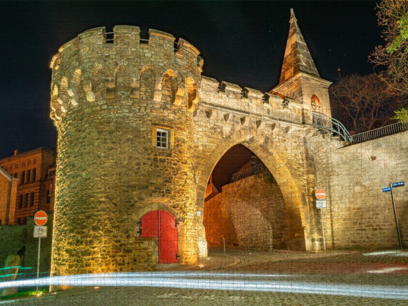 Krummes Tor in Merseburg - CALVENDO Foto-Puzzle'