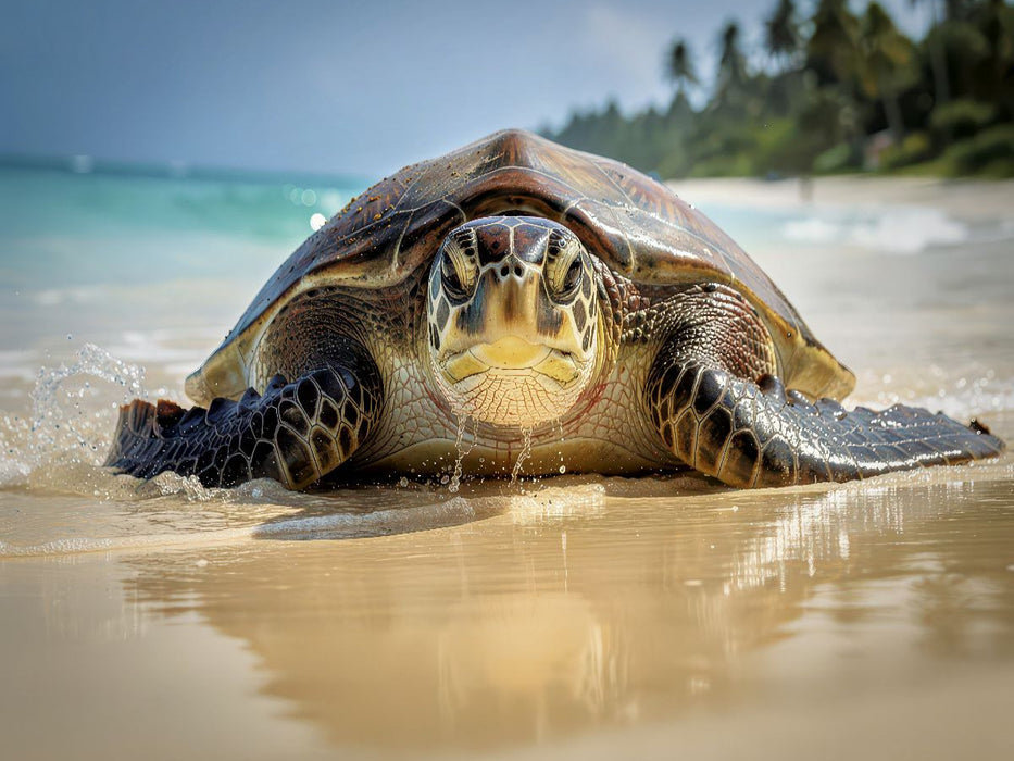 Schildkröten-Style — langsam, aber unaufhaltsam. - CALVENDO Foto-Puzzle'