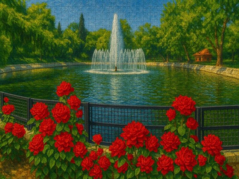 Yıldız-Park (Yıldız-Park) - CALVENDO Foto-Puzzle'