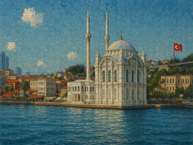 Ortaköy Moschee (Büyük Mecidiye Camii) - CALVENDO Foto-Puzzle'