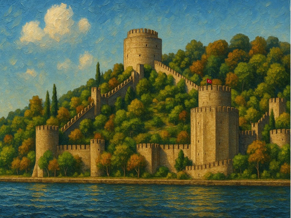 Rumelische Festung (Rumeli Hisarı) - CALVENDO Foto-Puzzle'