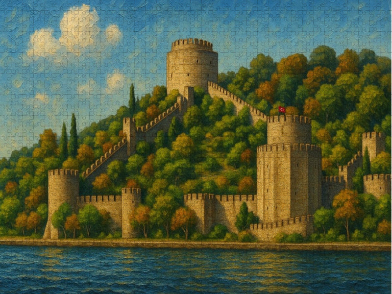 Rumelische Festung (Rumeli Hisarı) - CALVENDO Foto-Puzzle'