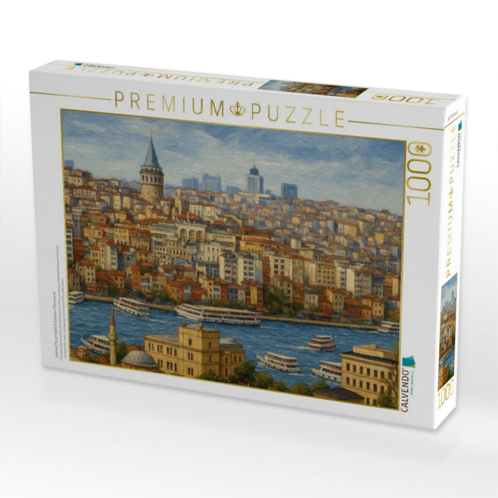 Istanbul Panormablick (Istanbul Panorama) - CALVENDO Foto-Puzzle'