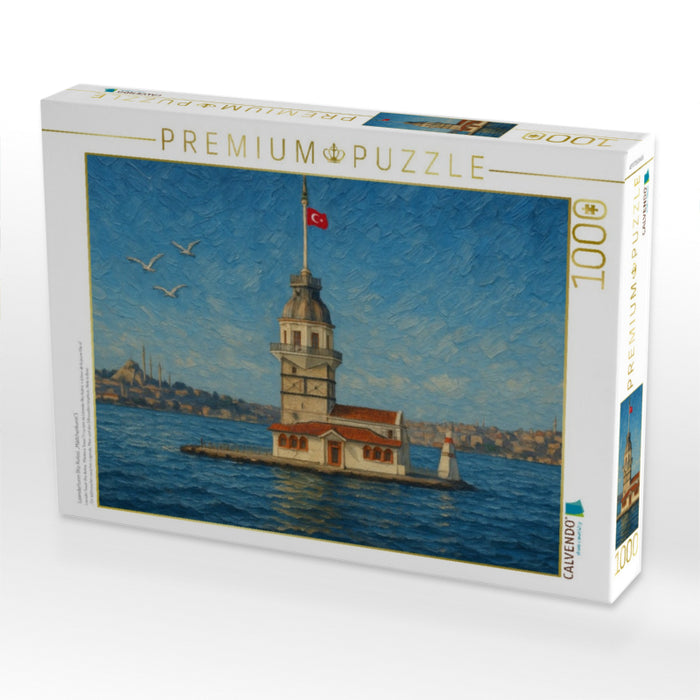 Leanderturm (Kız Kulesi, „Mädchenturm“) - CALVENDO Foto-Puzzle'