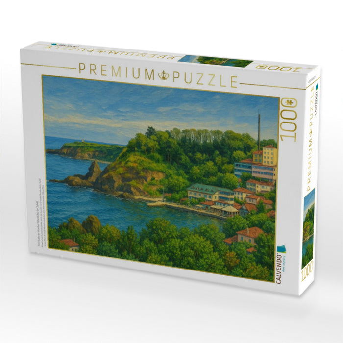Eine Küste in Istanbul (Istanbulda bir Sahil) - CALVENDO Foto-Puzzle'