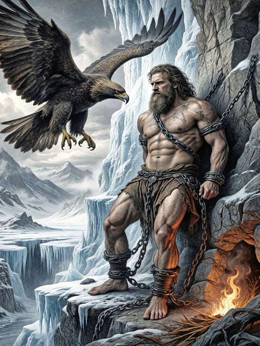 Prometheus und das ewige Opfer - CALVENDO Foto-Puzzle'