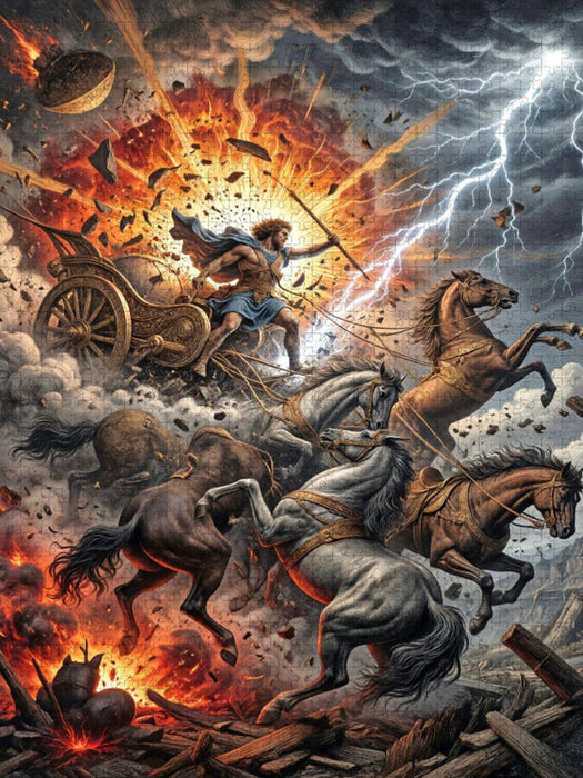 Phaeton und das feurige Chaos - CALVENDO Foto-Puzzle'