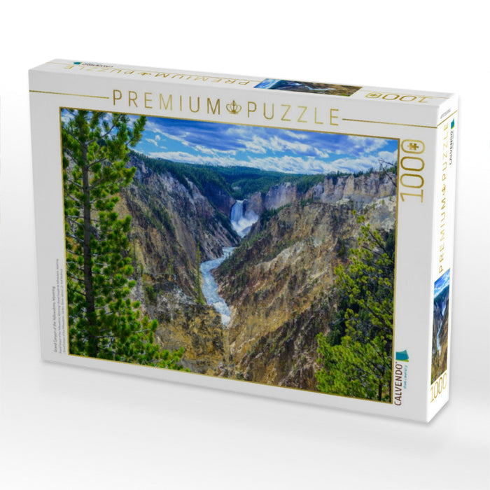 Grand Canyon of the Yellowstone, Wyoming - CALVENDO Foto-Puzzle'