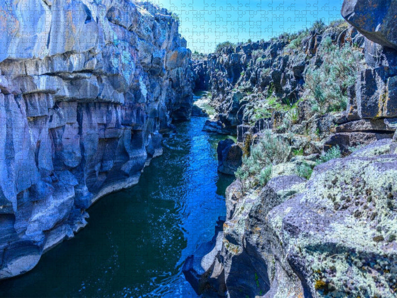 Malad River Gorge, Idaho - CALVENDO Foto-Puzzle'