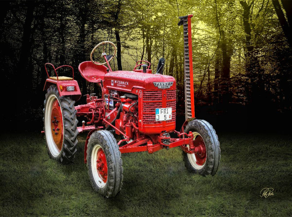 Tracteur vintage McCormick - Puzzle photo CALVENDO 