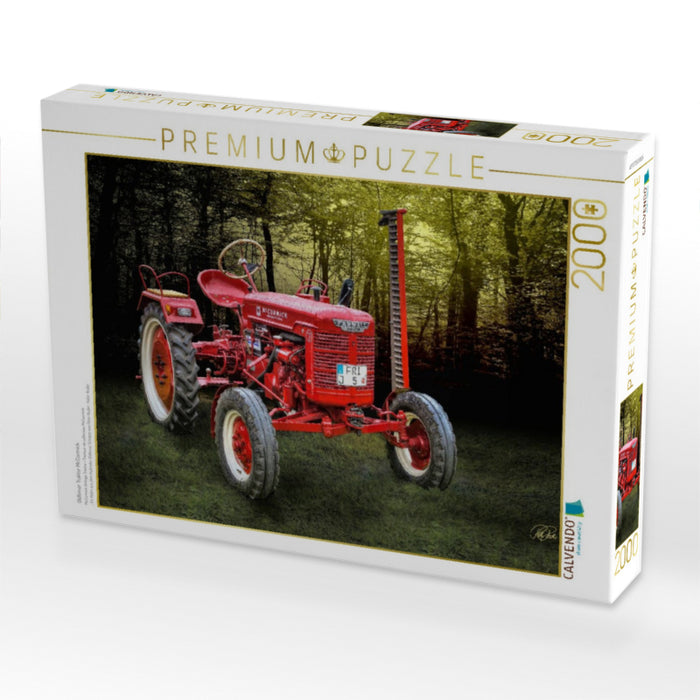 Tracteur vintage McCormick - Puzzle photo CALVENDO 
