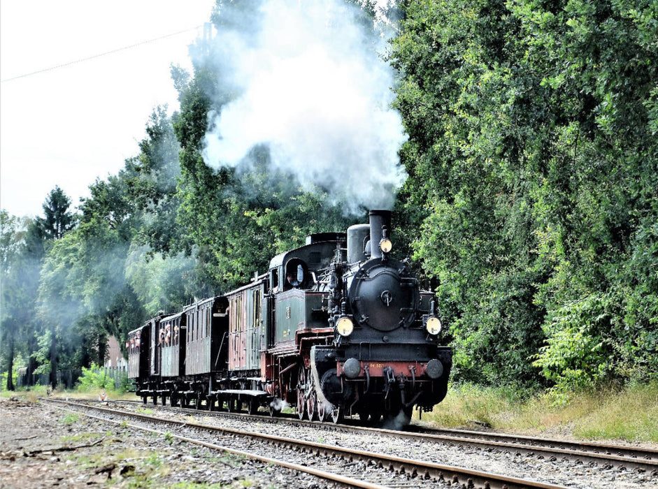 Dampflok - HOYA 7906 m. Waggon - CALVENDO Foto-Puzzle'
