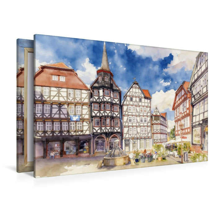 Premium Textil-Leinwand Fritzlar