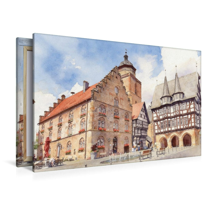 Premium Textil-Leinwand Alsfeld