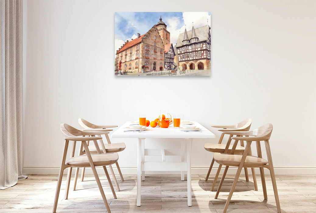 Premium Textil-Leinwand Alsfeld