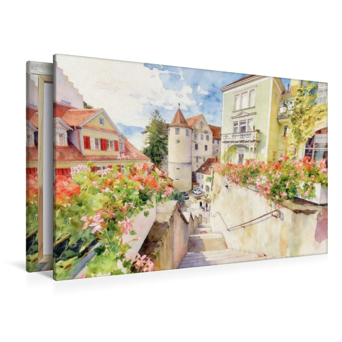 Premium Textil-Leinwand Meersburg