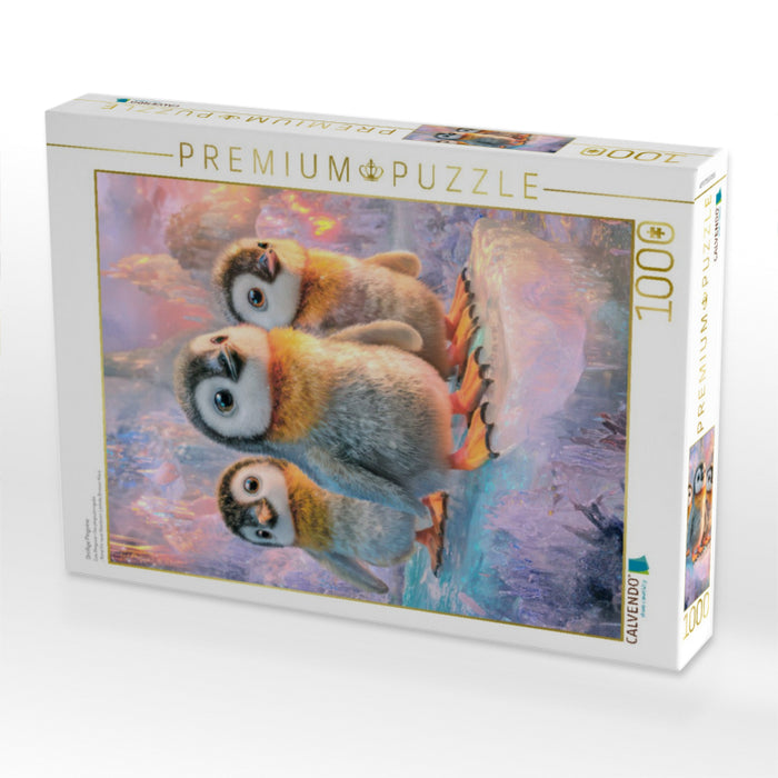 Drollige Pinguine - CALVENDO Foto-Puzzle'