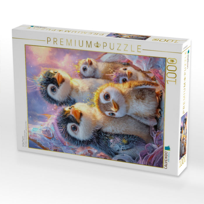 Drollige Pinguine - CALVENDO Foto-Puzzle'