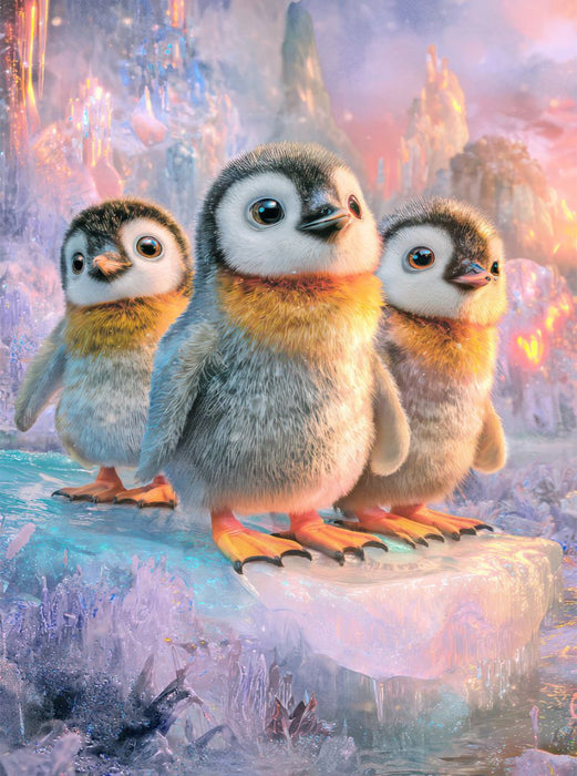Drollige Pinguine - CALVENDO Foto-Puzzle'