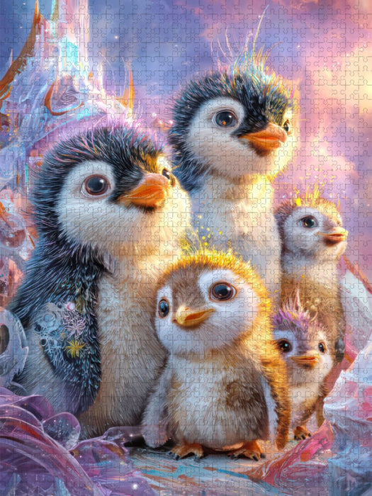 Drollige Pinguine - CALVENDO Foto-Puzzle'